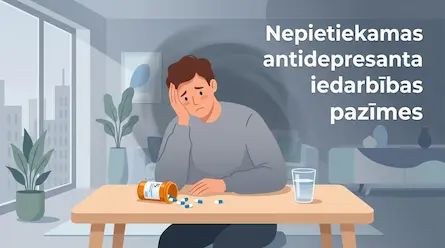 7 pazīmes, ka antidepresantu terapija jāpārrunā ar ārstu