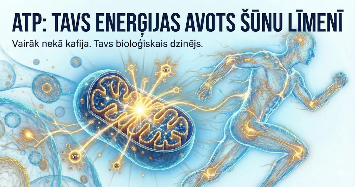 Kāpēc ATP ir svarīgāks par kafiju? Kā uzlādēt sevi pa īstam