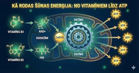 Kas ir koenzīmi? Dzīvības procesi un šūnu enerģija