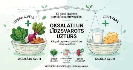 Oksalāti pārtikā un to ietekme uz veselību: kas jāzina par nierakmeņu profilaksi