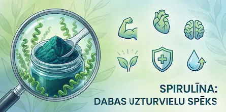 Spirulīna uzturā: būtiskākais par aļģes īpašībām, dozēšanu un blakusparādībām